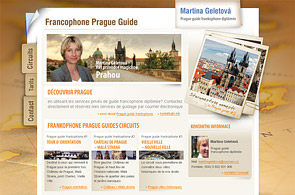 Screenshot prezentace Prague Guide